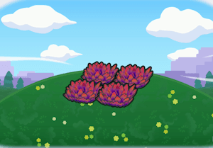 Elevated Red Tall Grass habitat in Pokopia