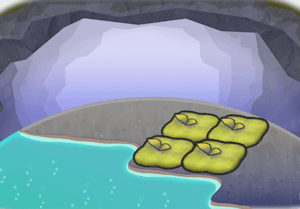 Mossy Hot Spring habitat in Pokopia