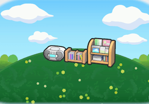 Music and Magazines habitat in Pokopia