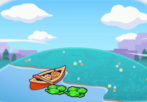 Waterside Dinghy habitat in Pokopia