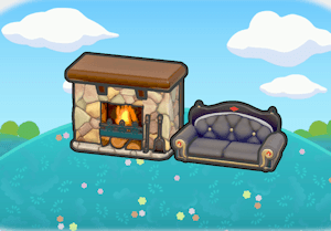 Fireplace Nap Spot habitat in Pokopia