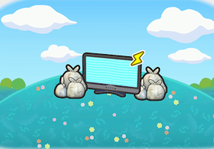 Trash Site TV habitat in Pokopia