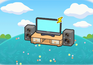 Home Theater habitat in Pokopia