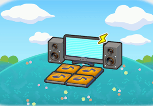 Rhythmic Living Room habitat in Pokopia