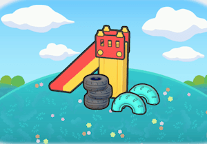 Tire Park habitat in Pokopia