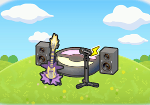 Amped Rock Stage habitat in Pokopia