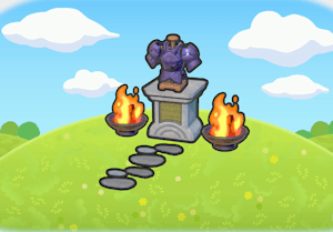 Malicious Knight's Shrine habitat in Pokopia