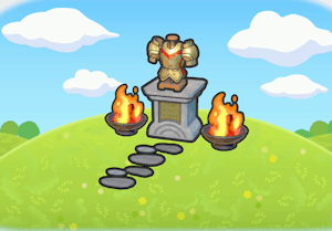 Auspicious Knight's Shrine habitat in Pokopia