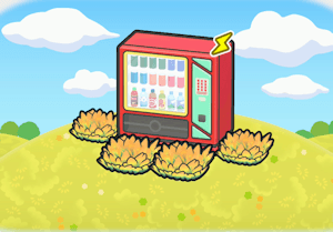 Overgrowth Vending Machine habitat in Pokopia