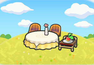 Tableside Delivery Cart habitat in Pokopia