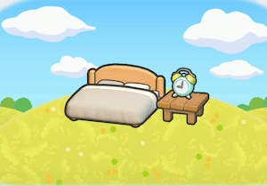 Alarm Clock Sleep Zone habitat in Pokopia