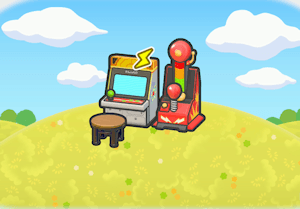 Mini Game Corner habitat in Pokopia