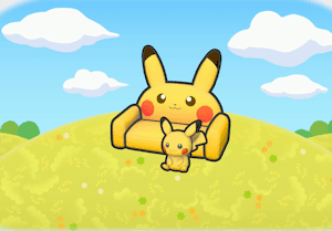 Pikachu Space habitat in Pokopia